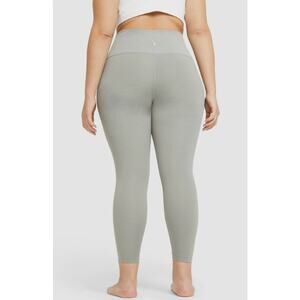 Nike High-Waisted 7/8 Yoga Sage Green Leggings Women Sz XL